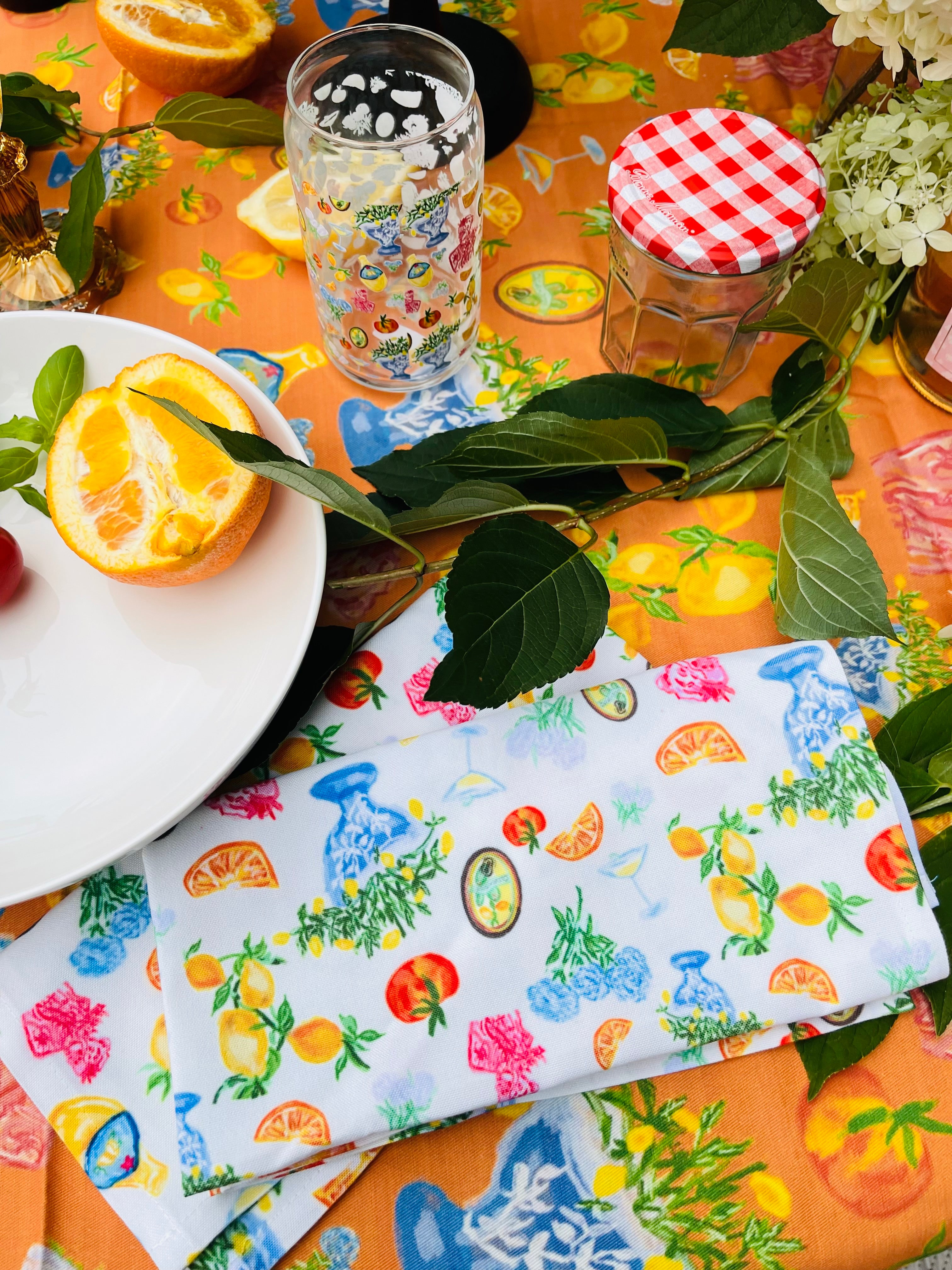 Italian Summer Napkin Set 🍋