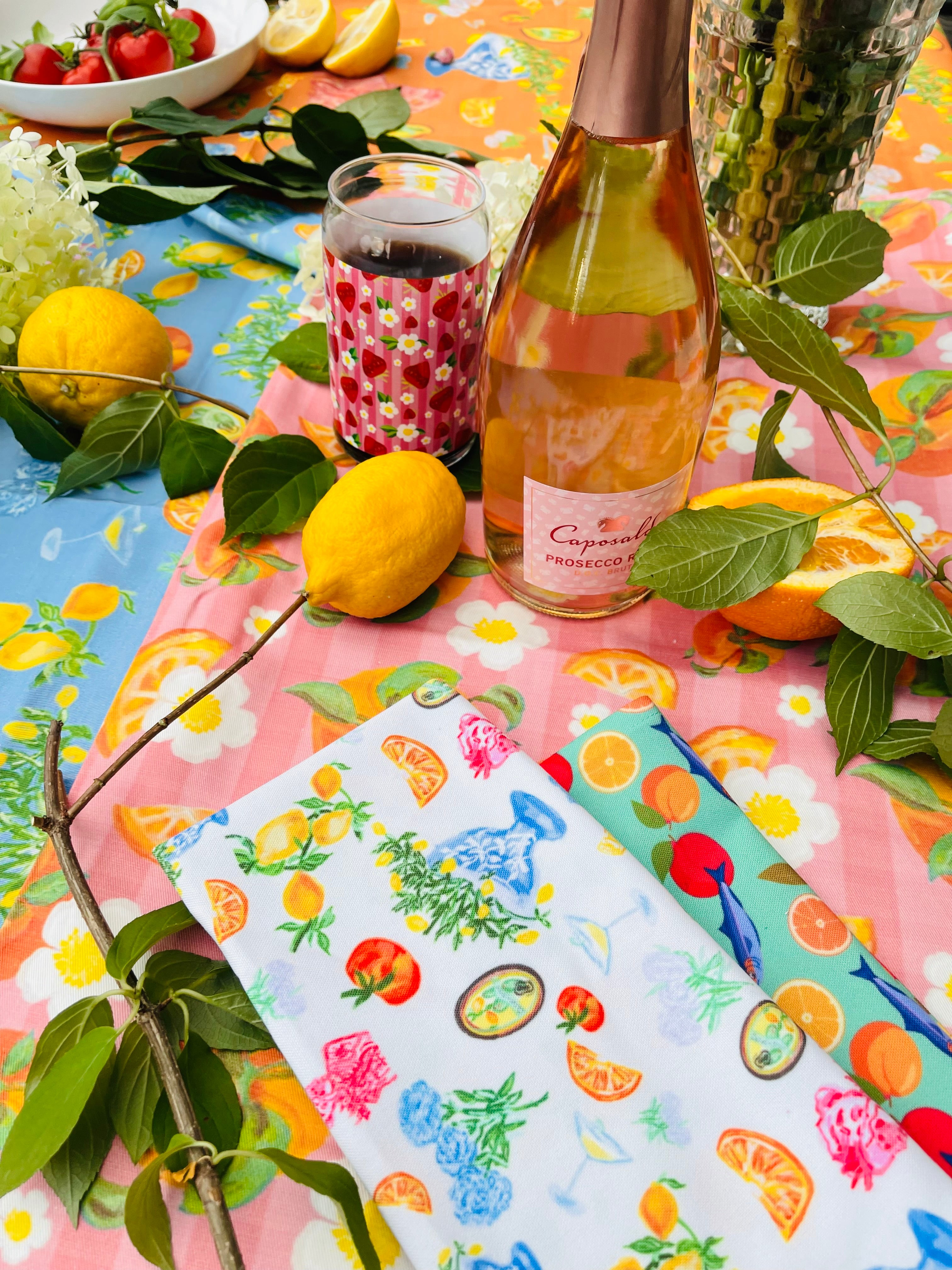 Italian Summer Napkin Set 🍋