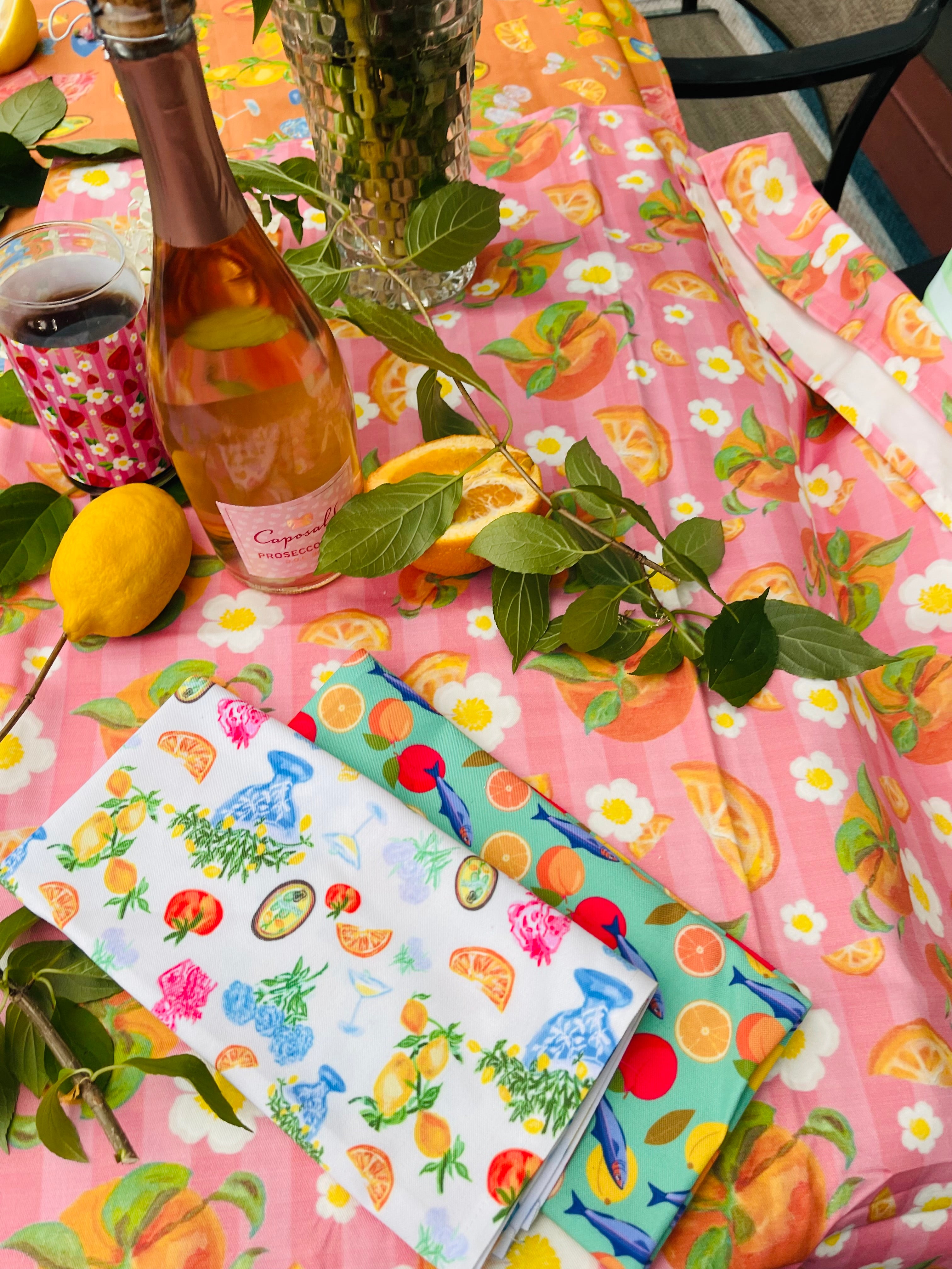 Italian Summer Napkin Set 🍋