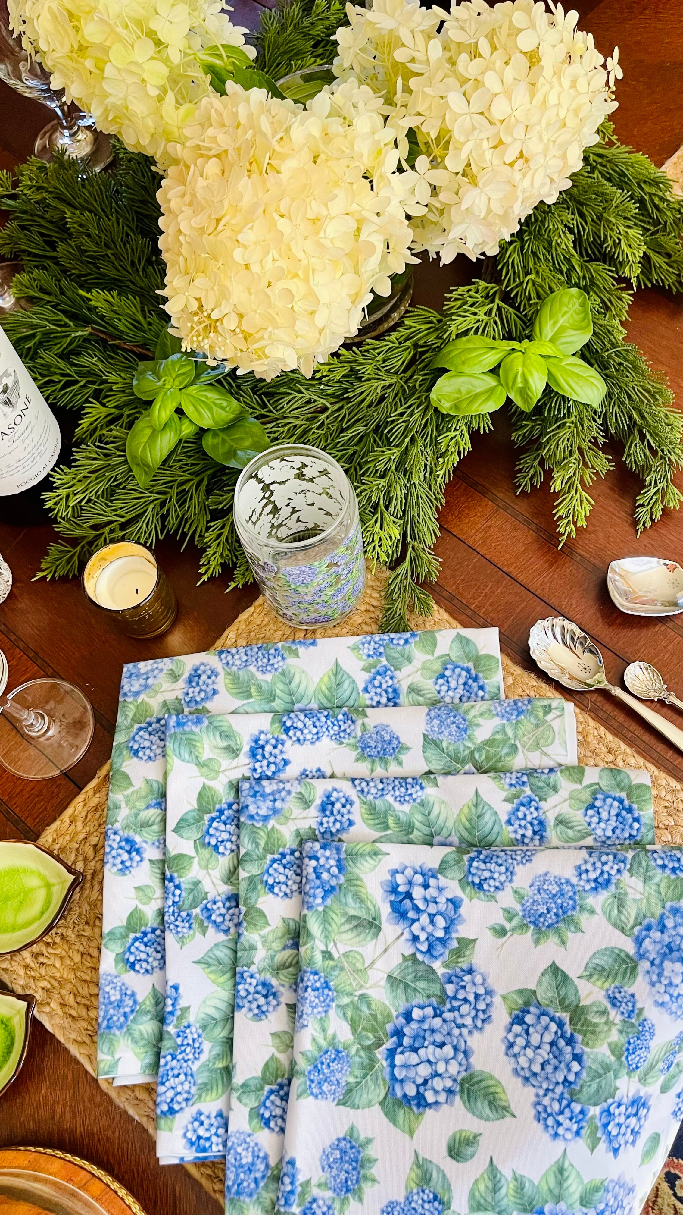 Hydrangea Napkin Set