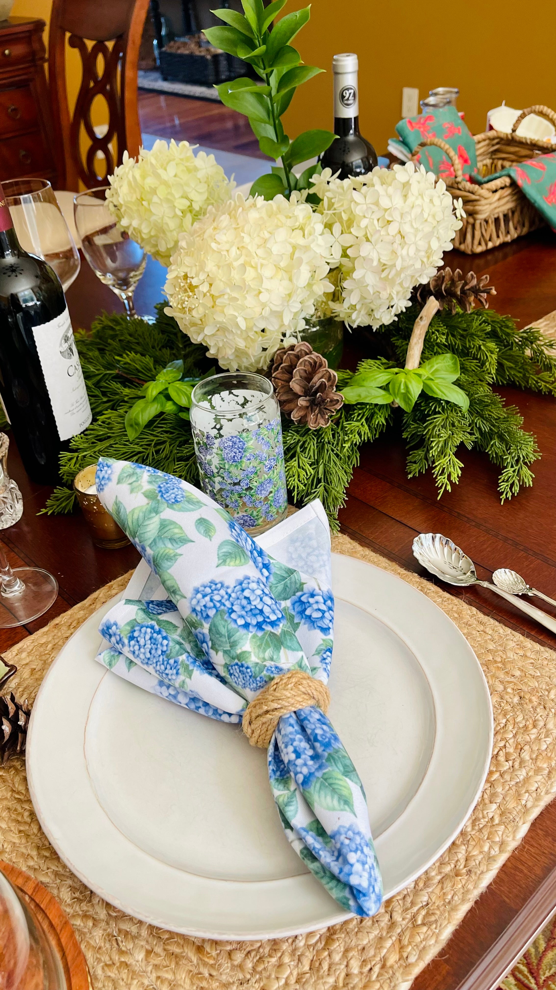 Hydrangea Napkin Set