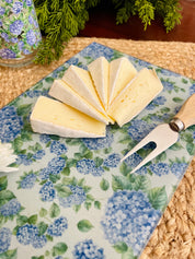 Hydrangea  | Glass Cutting Board 🪻