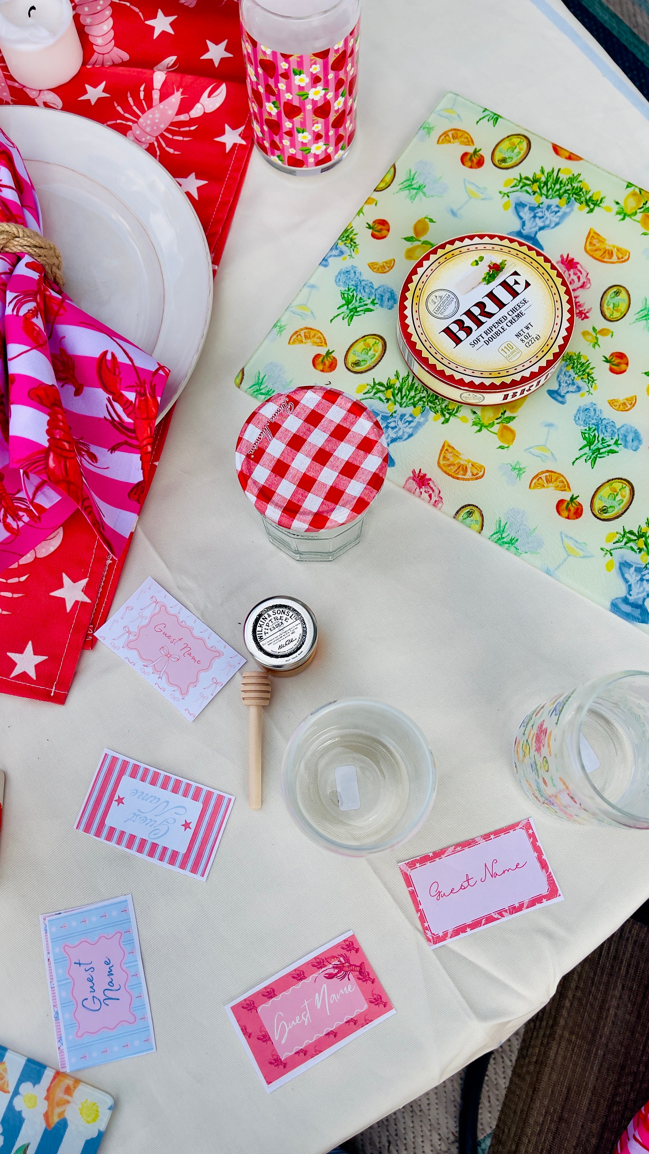 Nautical Printable Table Name Cards | Canva Digital Template 🇺🇸