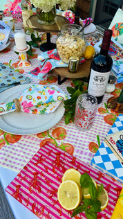 Gingham Tomato | Square Tablecloth 🍅