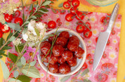 Tomato Garden | Glass Cutting Board 🍅