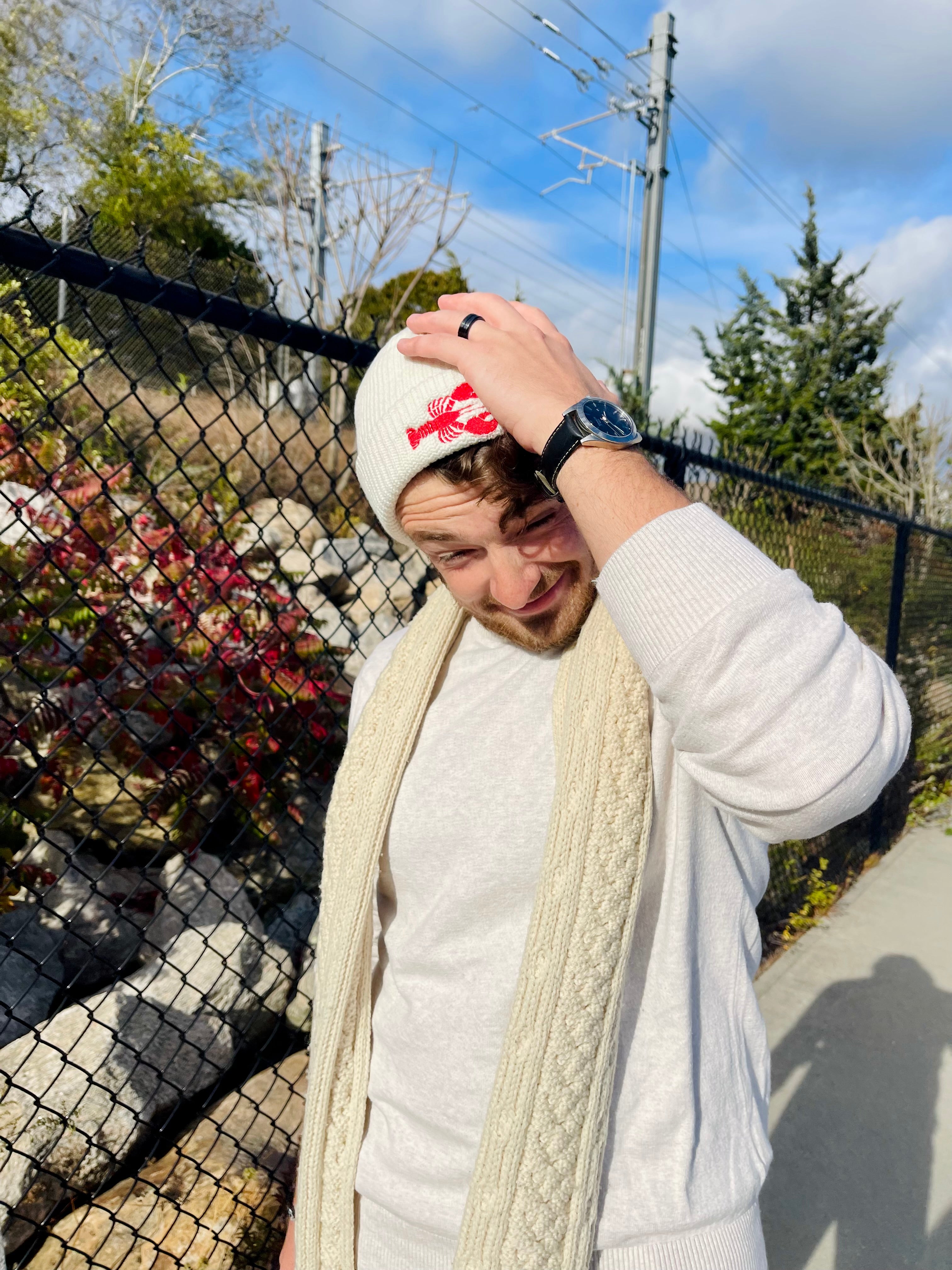 Lobster Fisherman Beanie Hat 🦞