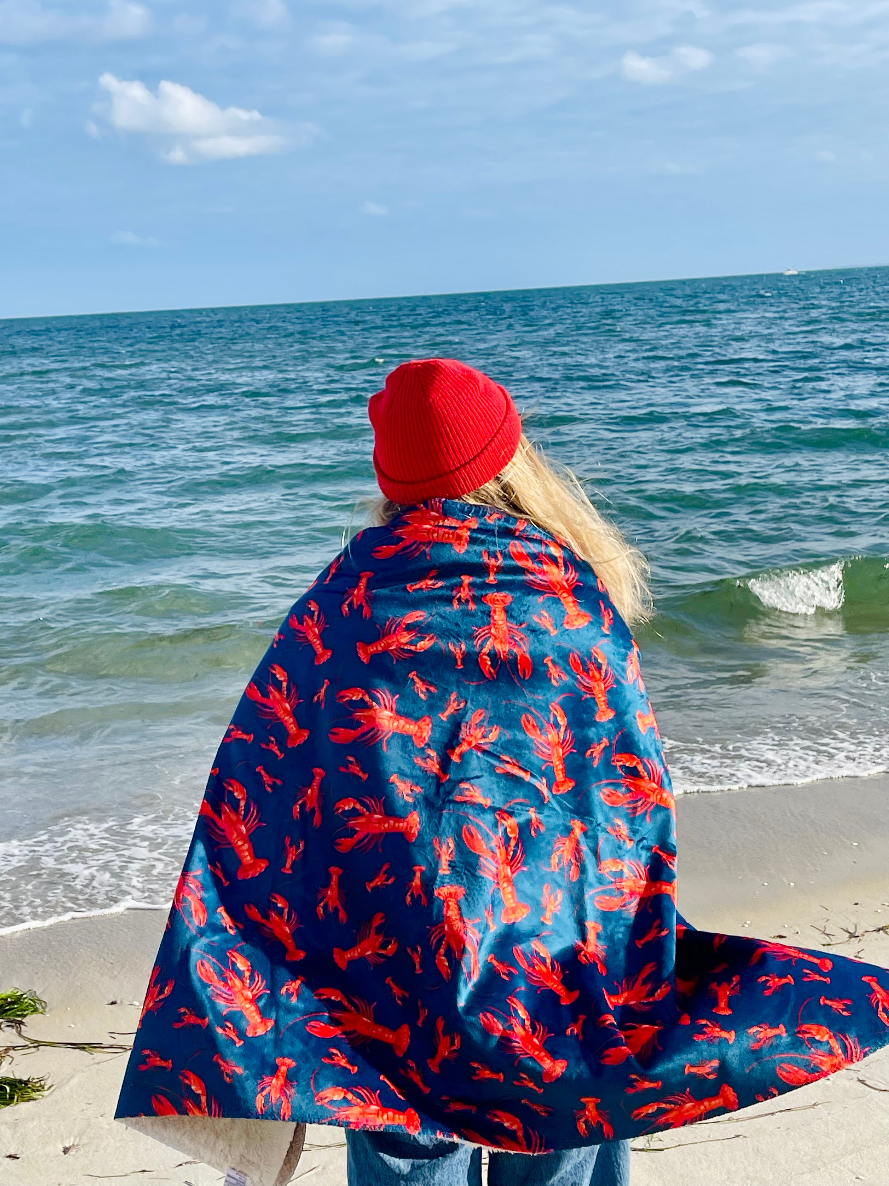 Red Lobster Sherpa Blanket