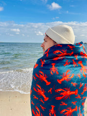 Red Lobster Sherpa Blanket