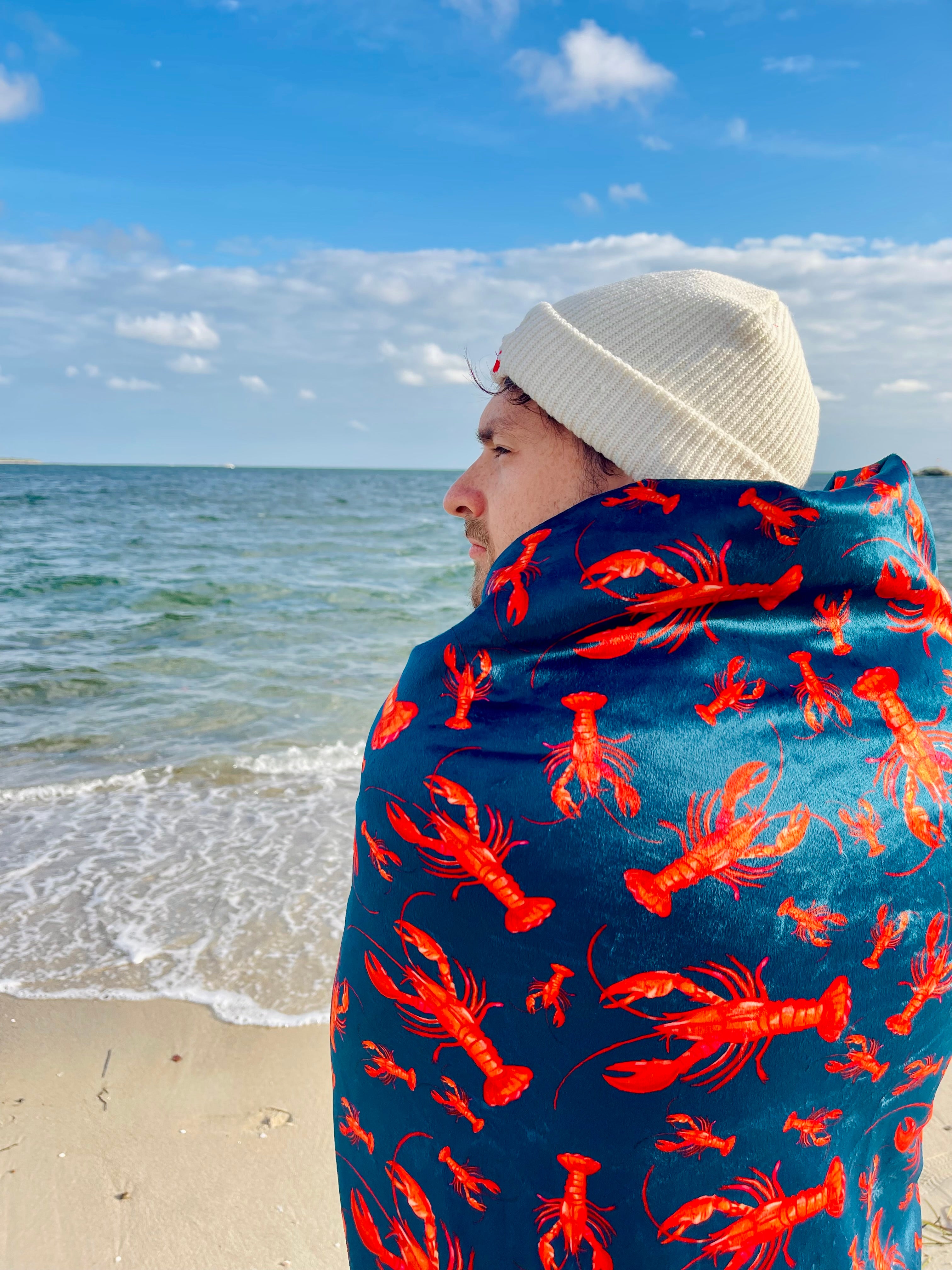 Red Lobster Sherpa Blanket