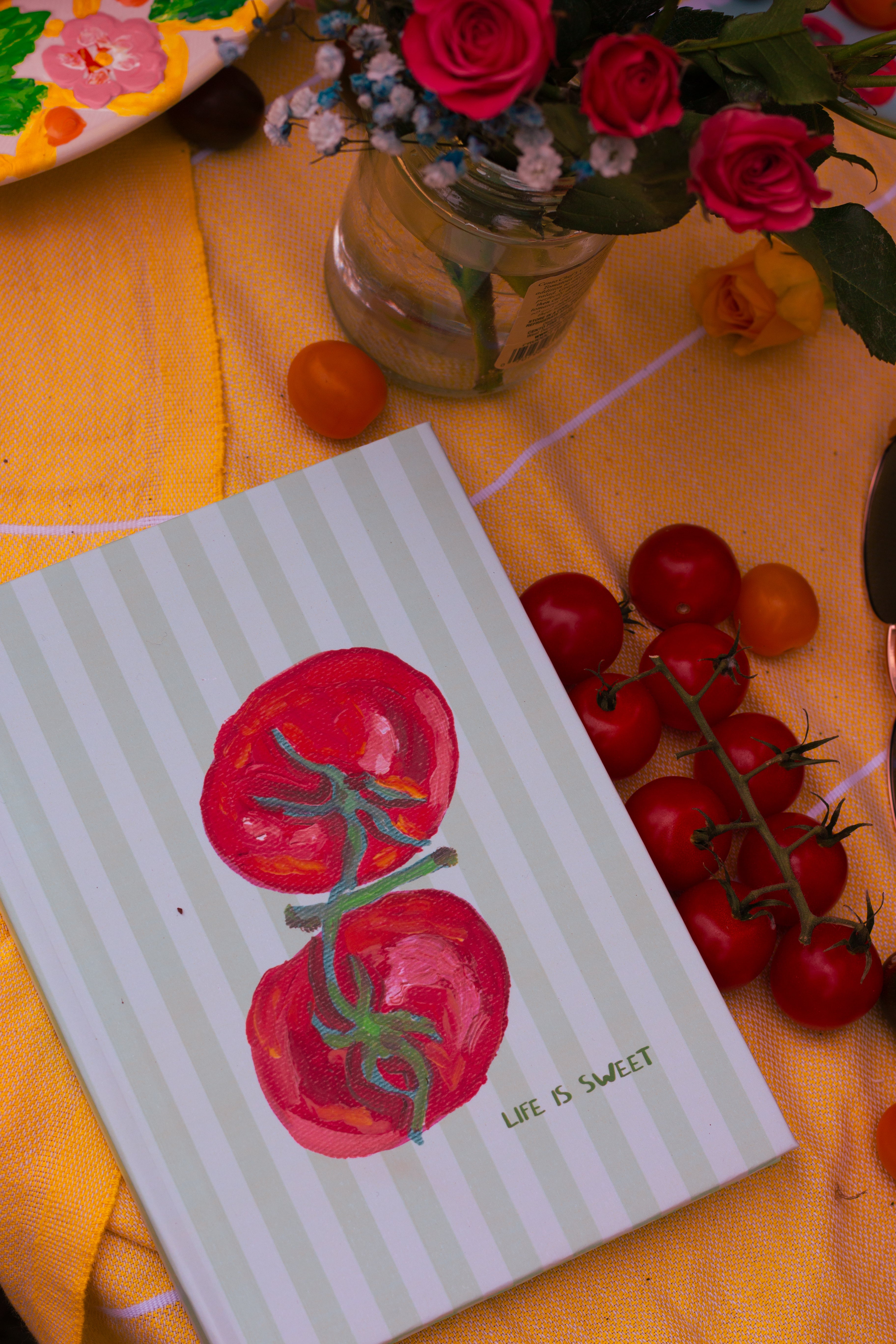 Life is Sweet Tomato Hardcover Journal 🍅