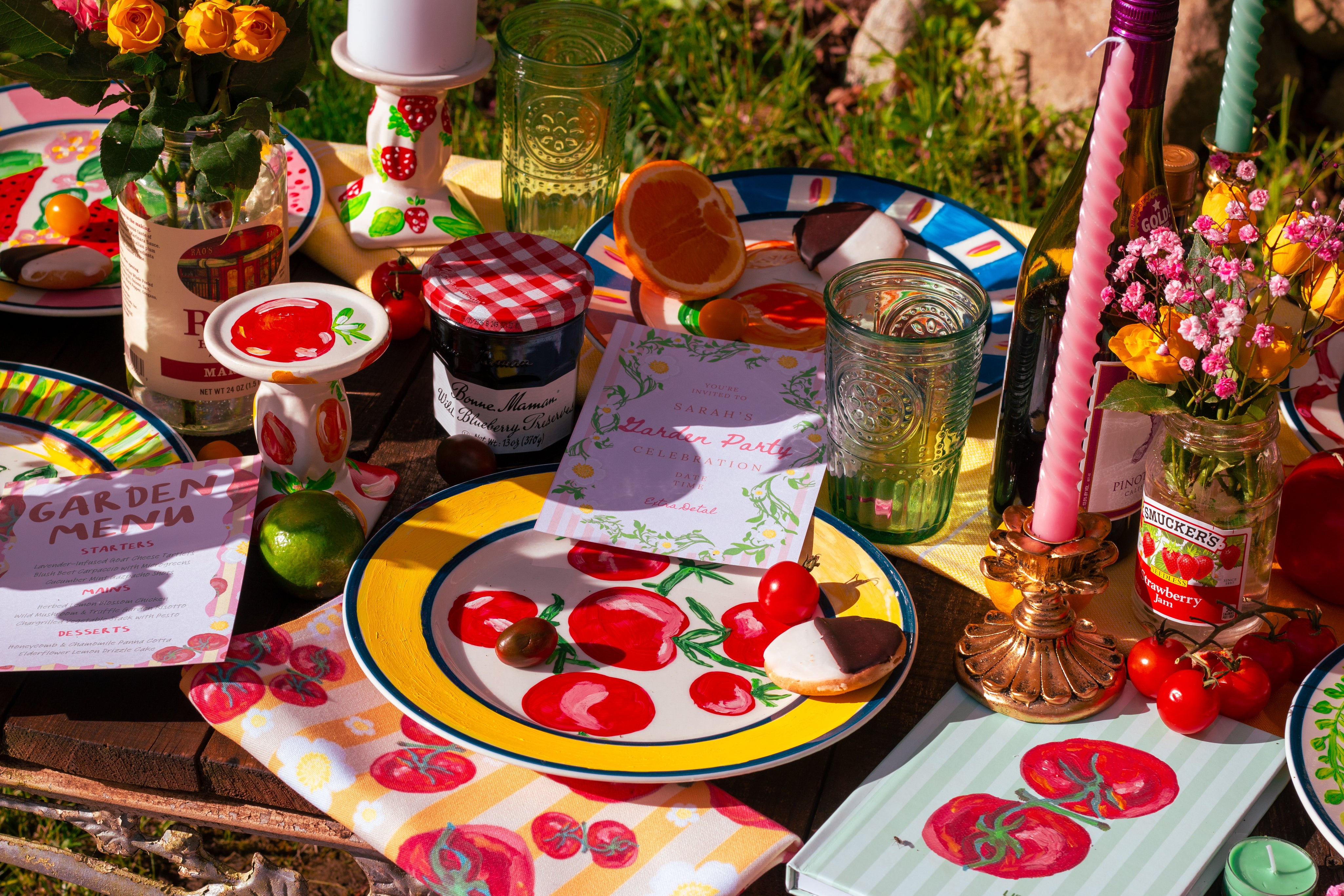 Summer Fruit 6-Piece Dishware Plate Set 🍋