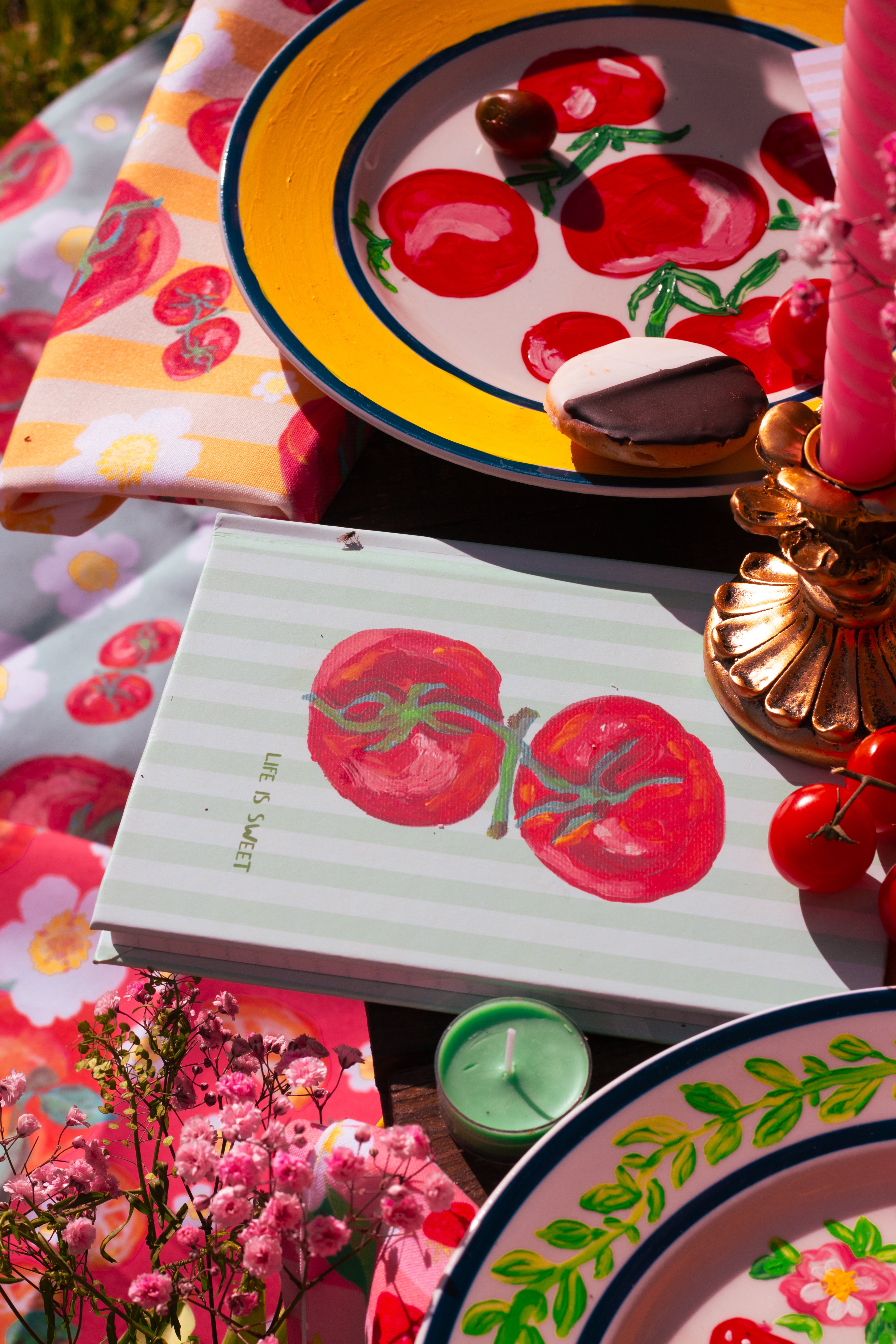 Life is Sweet Tomato Hardcover Journal 🍅