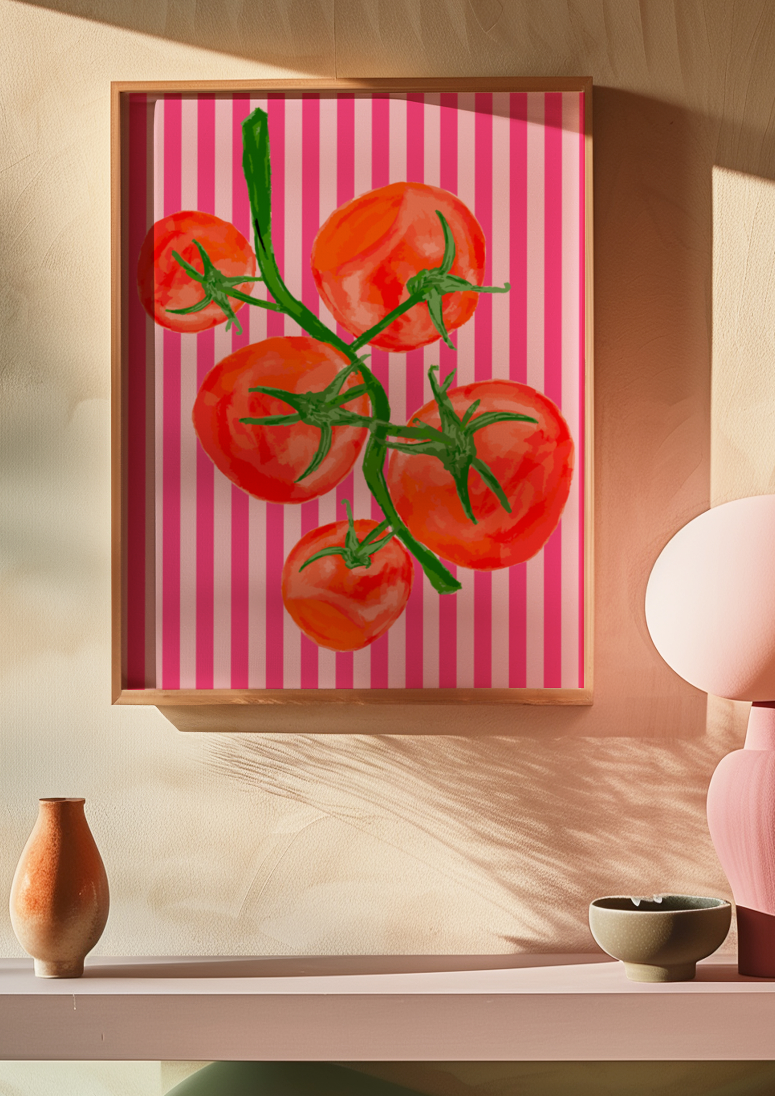Pink Tomatoes | Fine Art Print 🍅