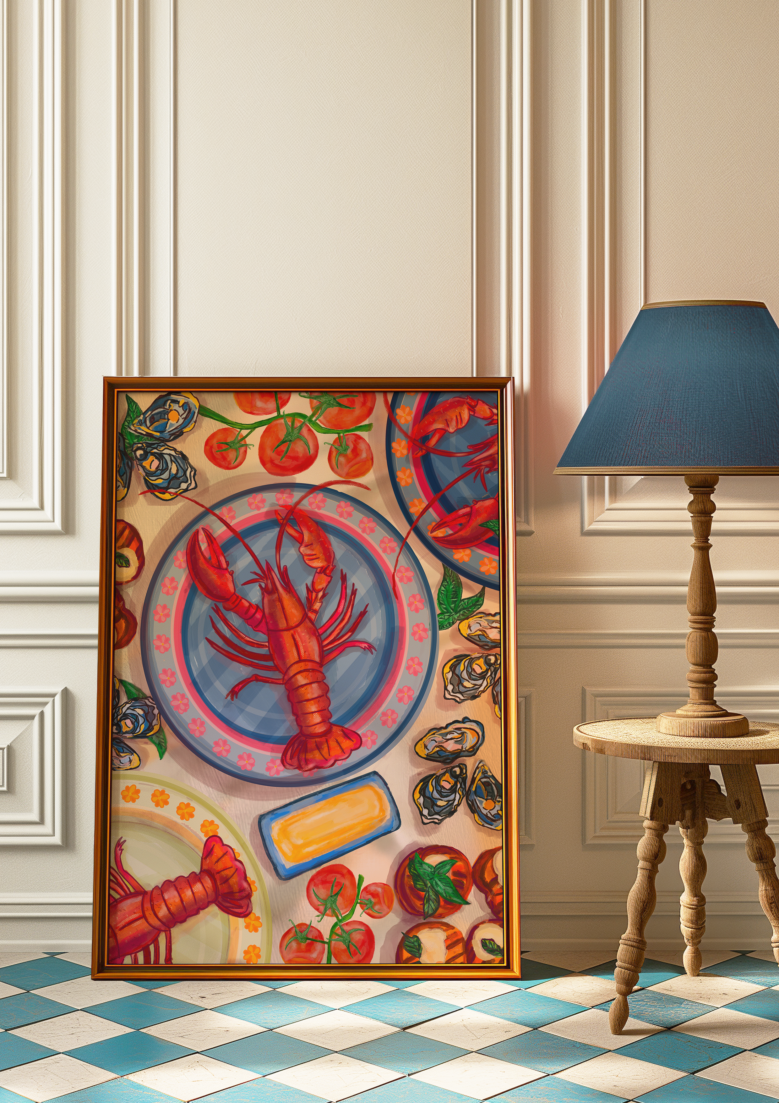 New England Dinner | Fine Art Print 🦞