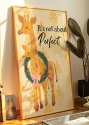 A Giraffe Christmas Fine Art Print 🎄