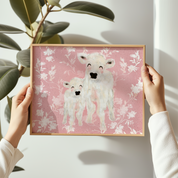 Cute Baby Cows Fine Art Print 🐮