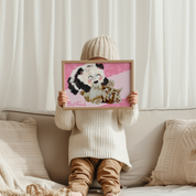 Best Friends Panda and Kitten Fine Art Print 🐼