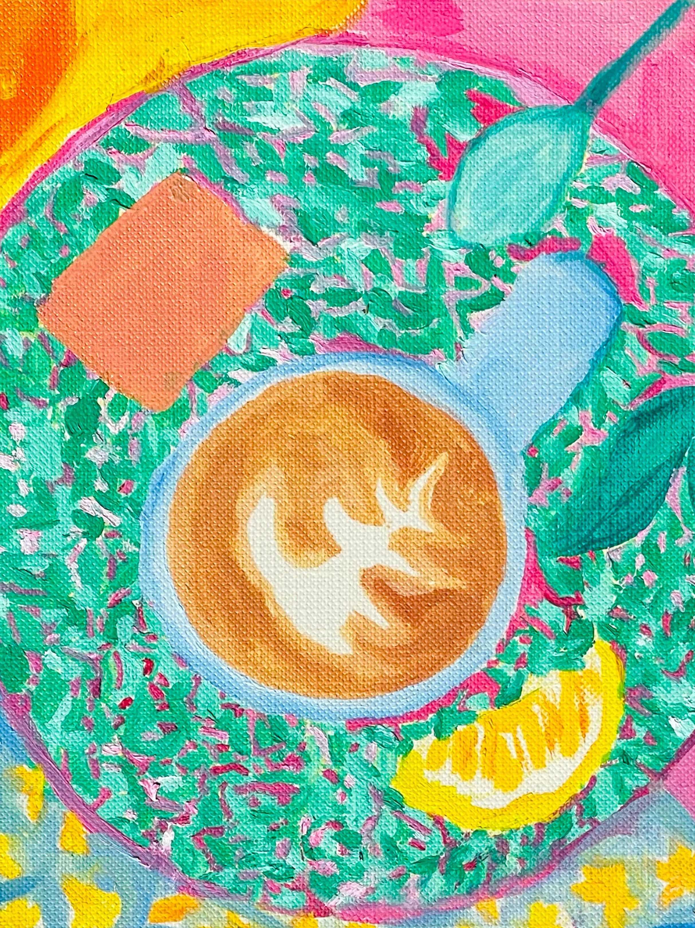 Summer Breakie Original Oil Painting 🥐