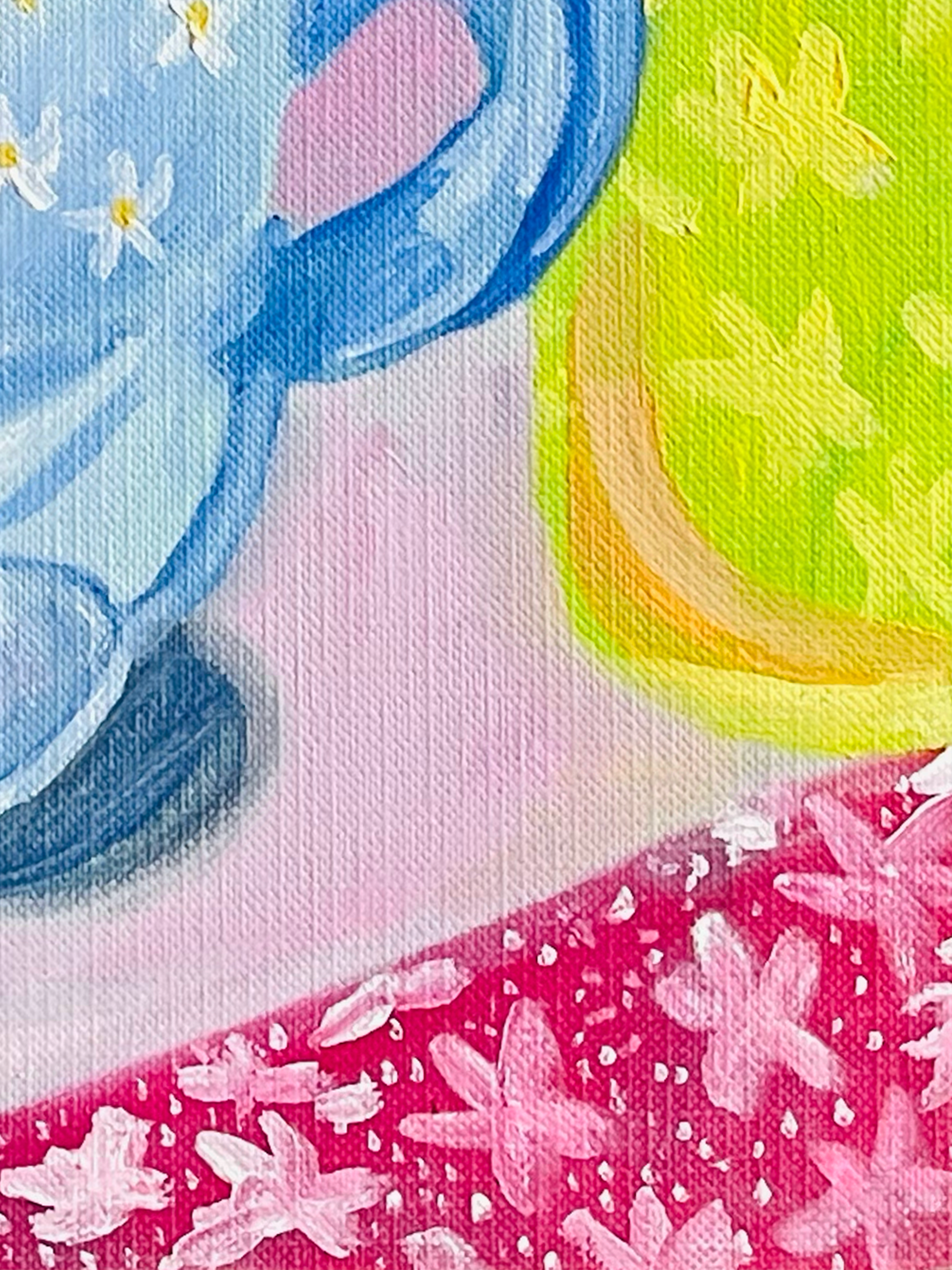 Tulips & Lattes Original Oil Painting 🌷