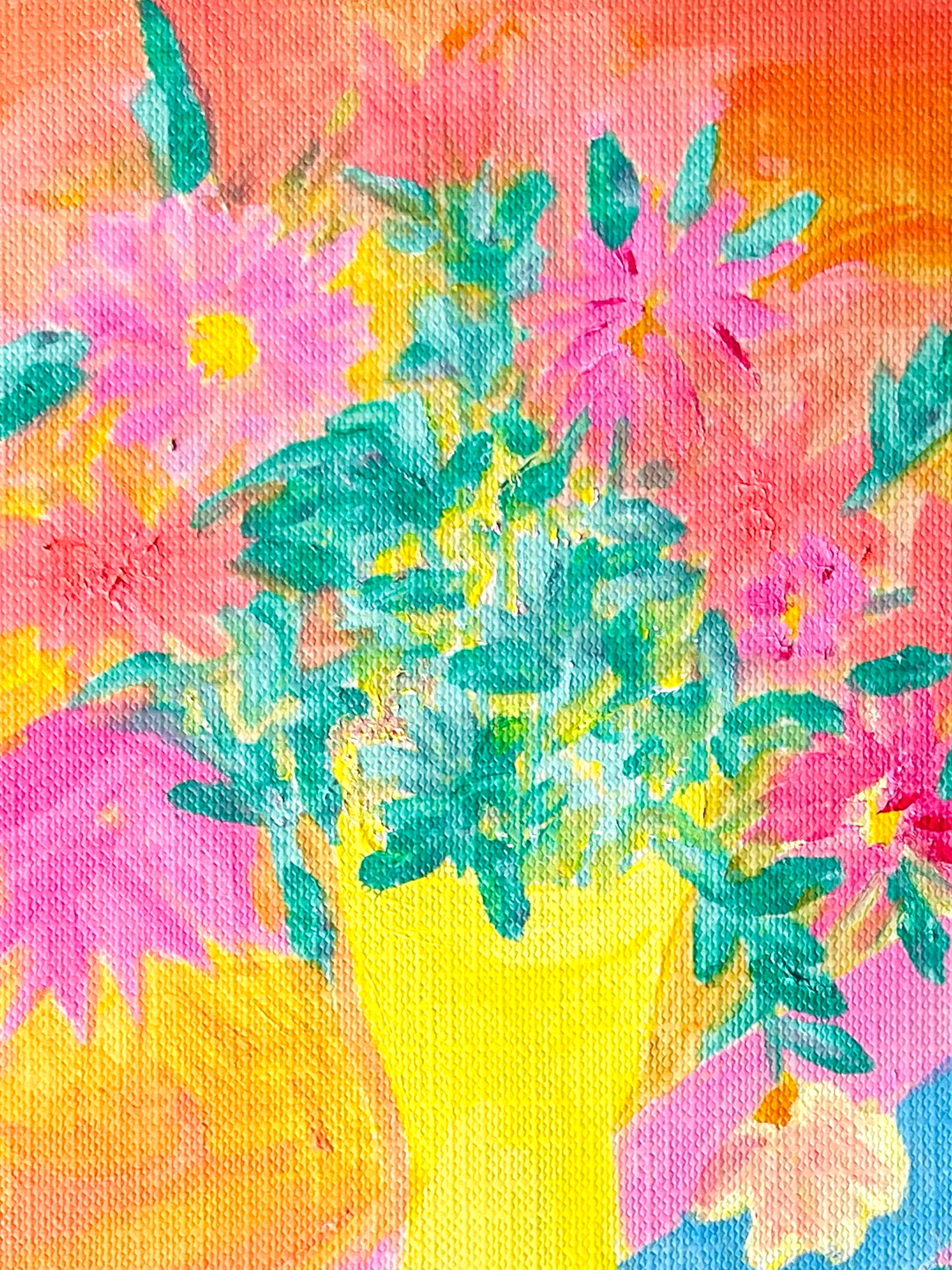 Strawberry Milk Original Oil Painting 🍓