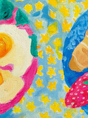 Summer Breakie Original Oil Painting 🥐