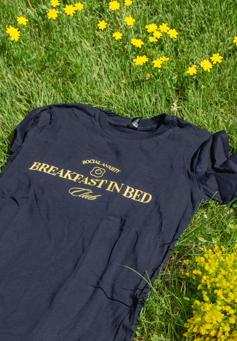 Social Anxiety Breakfast in Bed Club Comfort Tee 🥐