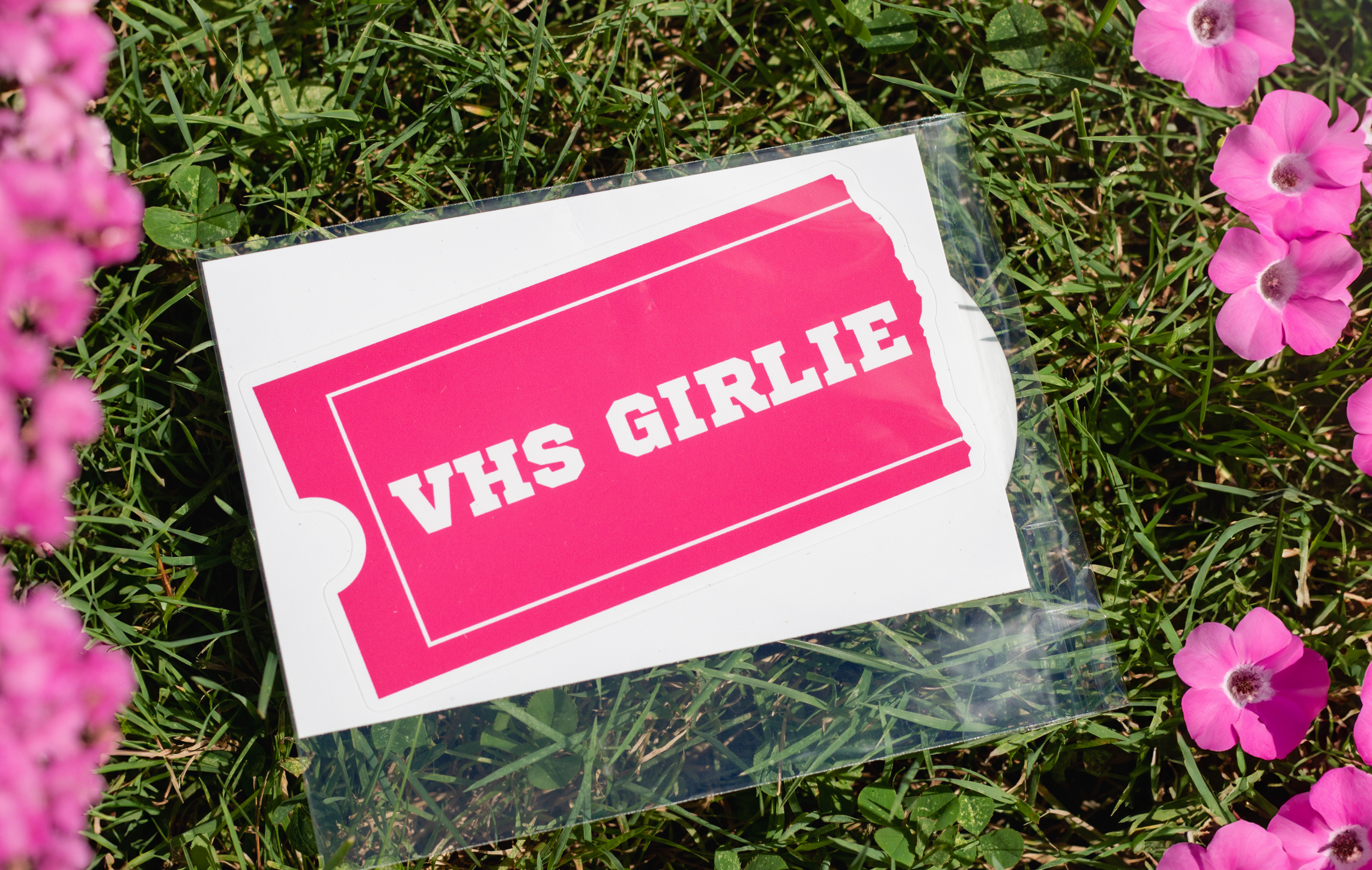 VHS Girlie Blockbuster Sticker 🎞️