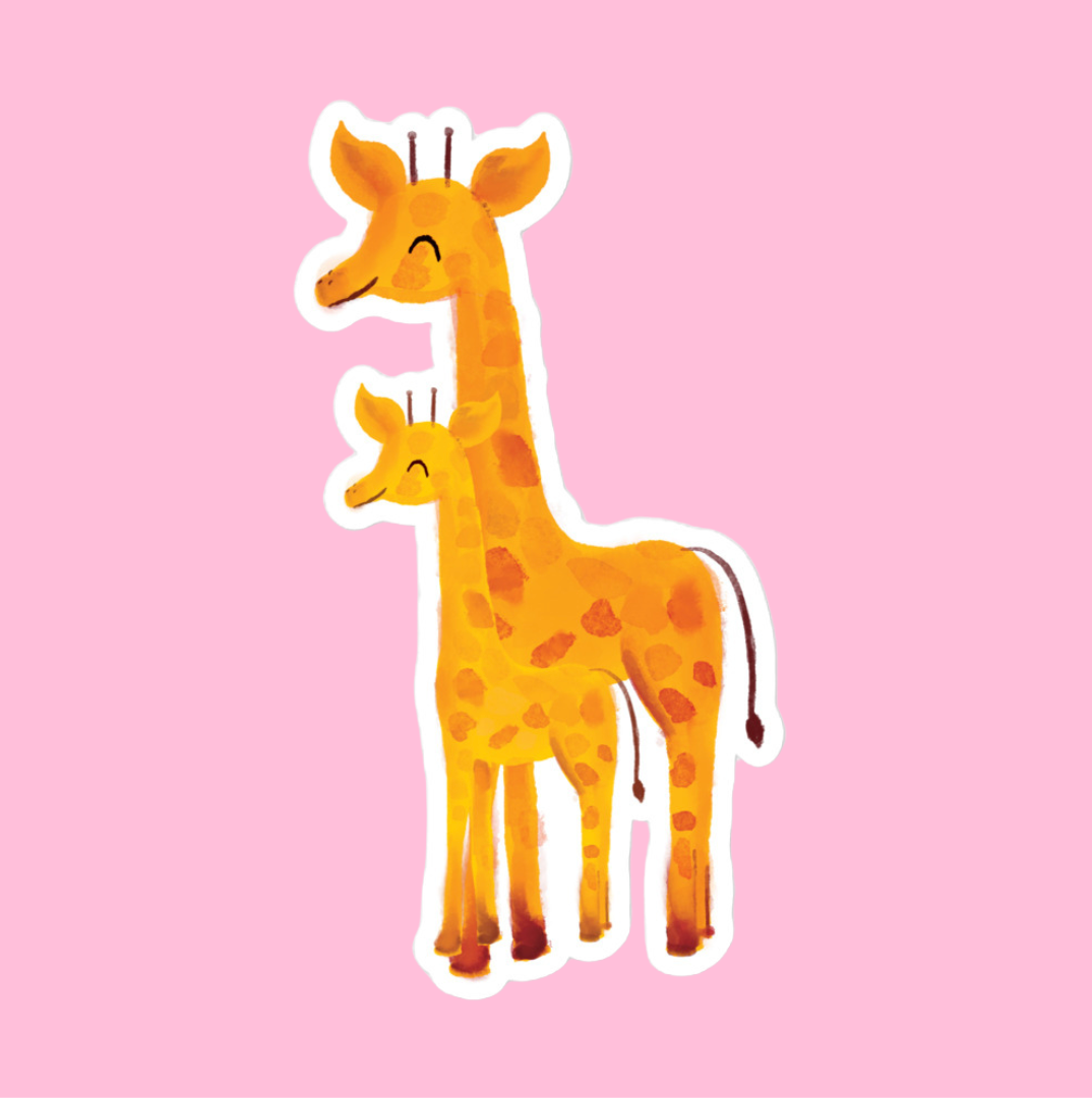 Nursery Baby Giraffe Sticker 🦒