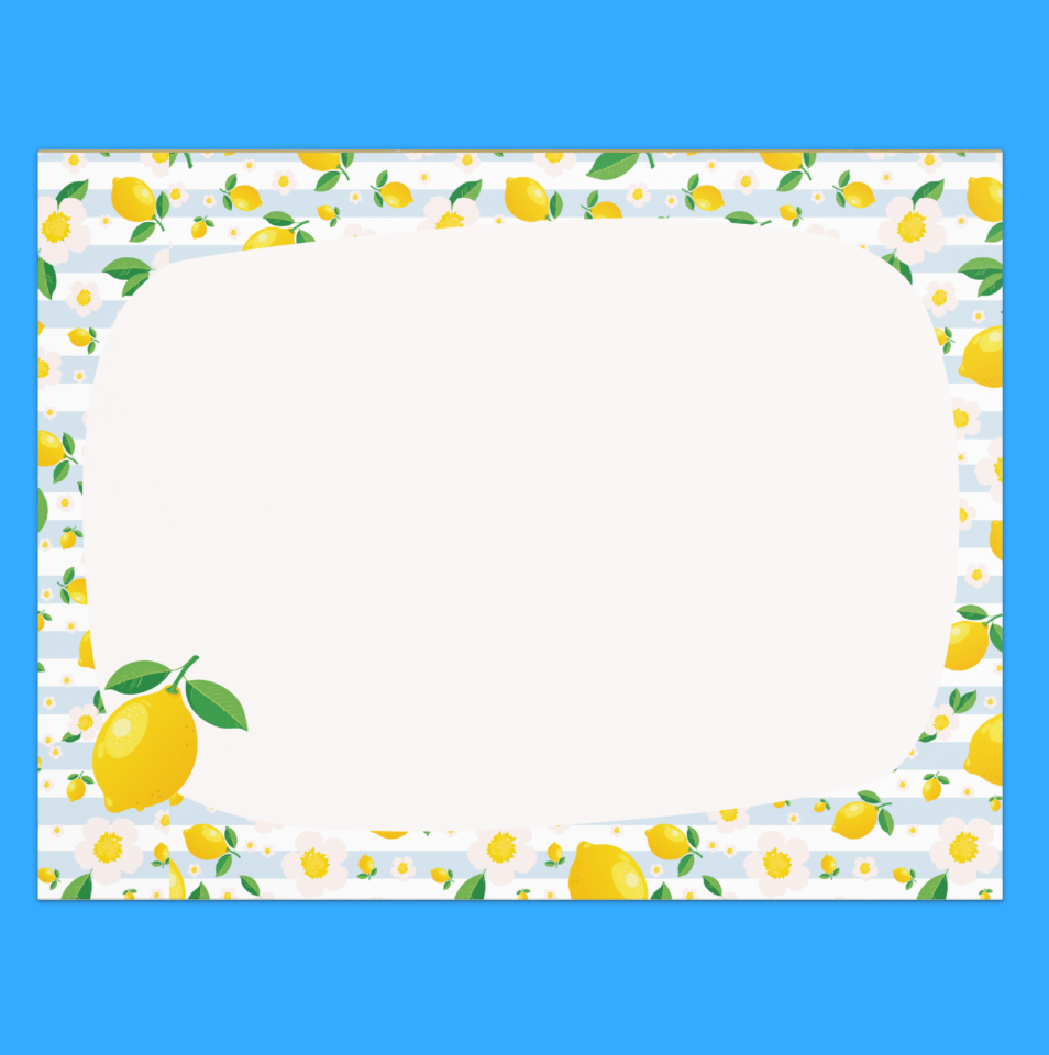 Notepad | Lemon Stripe 🍋