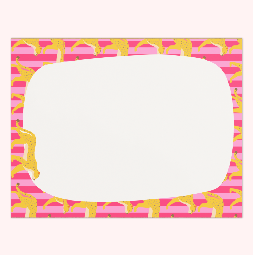 Notepad | Striped Cheetah 🐆