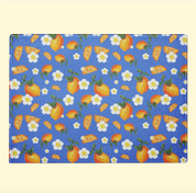 Floral Lemon | Glass Cutting Board 🍋