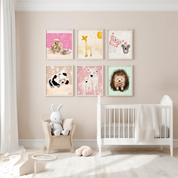 Nursery Baby Giraffe Fine Art Print 🦒