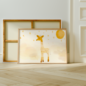 Nursery Baby Giraffe Fine Art Print 🦒