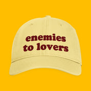 Enemies to Lovers Embroidered Coastal Washed Cap with embroidered "Enemies to Lovers" design — view 10 of 17