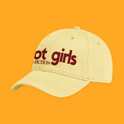 Hot Girls Read Fiction Embroidered Coastal Washed Cap with embroidered "Hot Girls Read Fiction" design — view 15 of 20