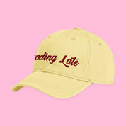 Reading Late Embroidered Coastal Washed Cap with embroidered "Reading Late" design — view 12 of 17