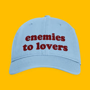 Enemies to Lovers Embroidered Coastal Washed Cap with embroidered "Enemies to Lovers" design — view 3 of 17