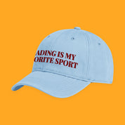 Reading Is My Favorite Sport Embroidered Coastal Washed Cap — view 7 of 20