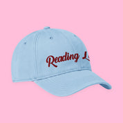 Reading Late Embroidered Coastal Washed Cap with embroidered "Reading Late" design — view 5 of 17
