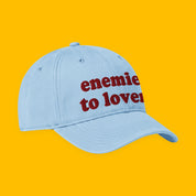 Enemies to Lovers Embroidered Coastal Washed Cap with embroidered "Enemies to Lovers" design — view 5 of 17