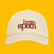 Brain Spam Embroidered Coastal Washed Cap with embroidered "Brain Spam" design — view 14 of 17