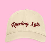 Reading Late Embroidered Coastal Washed Cap with embroidered "Reading Late" design — view 14 of 17