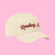 Reading Late Embroidered Coastal Washed Cap with embroidered "Reading Late" design — view 17 of 17