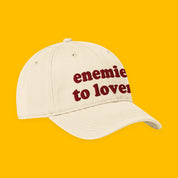 Enemies to Lovers Embroidered Coastal Washed Cap with embroidered "Enemies to Lovers" design — view 17 of 17