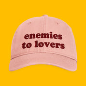 Enemies to Lovers Embroidered Coastal Washed Cap with embroidered "Enemies to Lovers" design — view 6 of 17