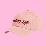 Reading Late Embroidered Coastal Washed Cap with embroidered "Reading Late" design — view 8 of 17