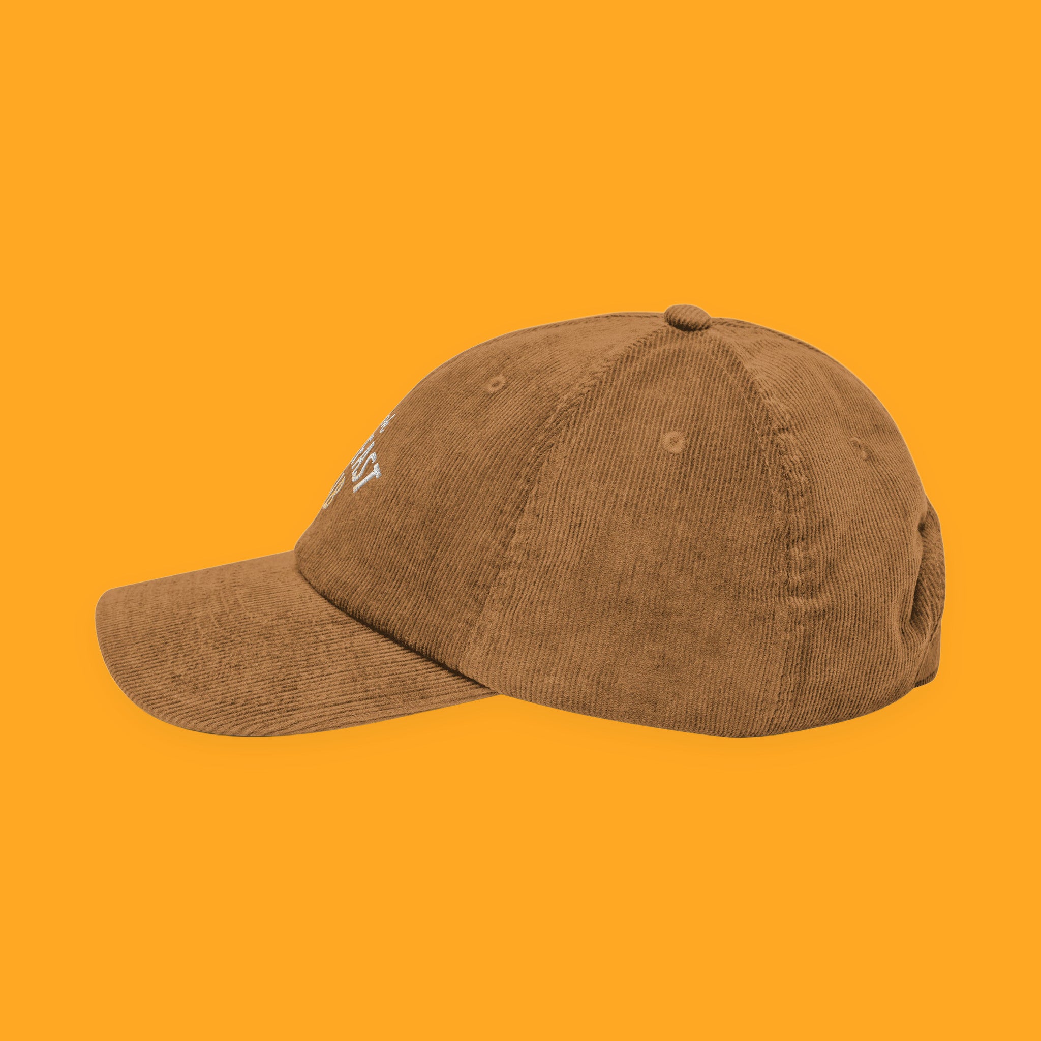 The Book Breakfast Club Embroidered Corduroy Hat with embroidered "The Book Breakfast Club" design — view 15 of 18
