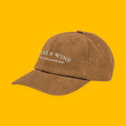 Books & Wine Embroidered Corduroy Hat with embroidered "Books & Wine" design — view 19 of 21