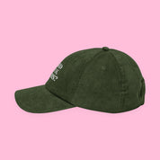 I Closed My Book for This Embroidered Corduroy Hat with embroidered "I Closed My Book for This" design — view 10 of 19