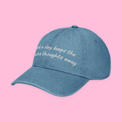 A Book a Day Embroidered Denim Hat with embroidered "A Book a Day" design — view 5 of 7